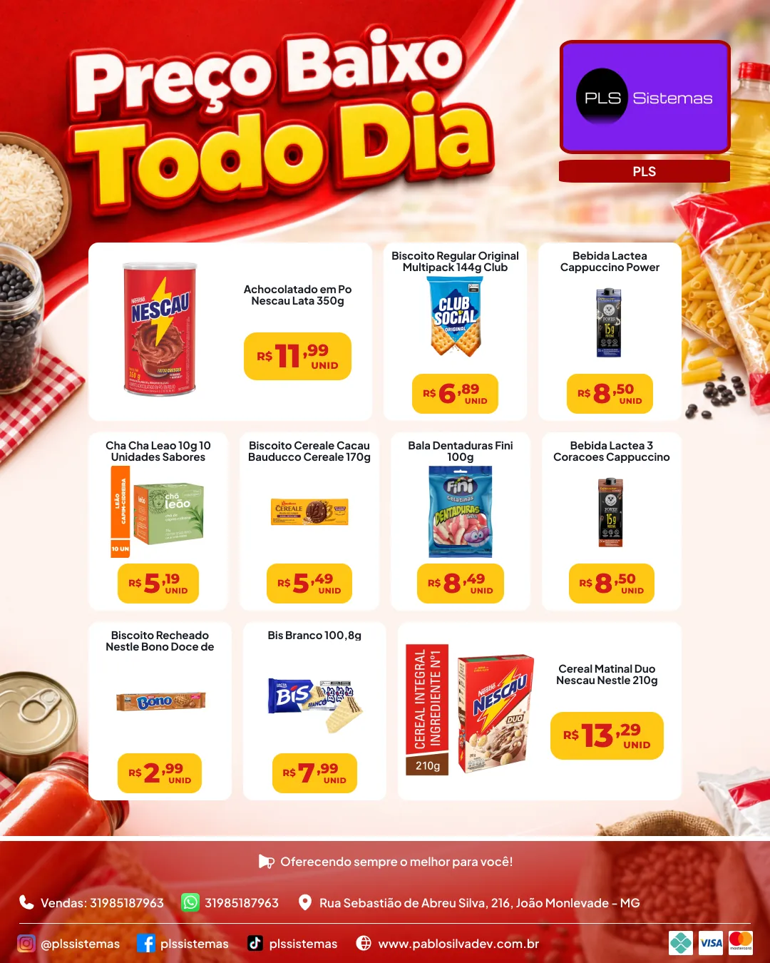 Encarte de supermercado Preço Baixo Todo Dia